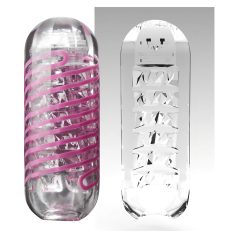 TENGA Spinner Brick - maszturbátor (átlátszó)