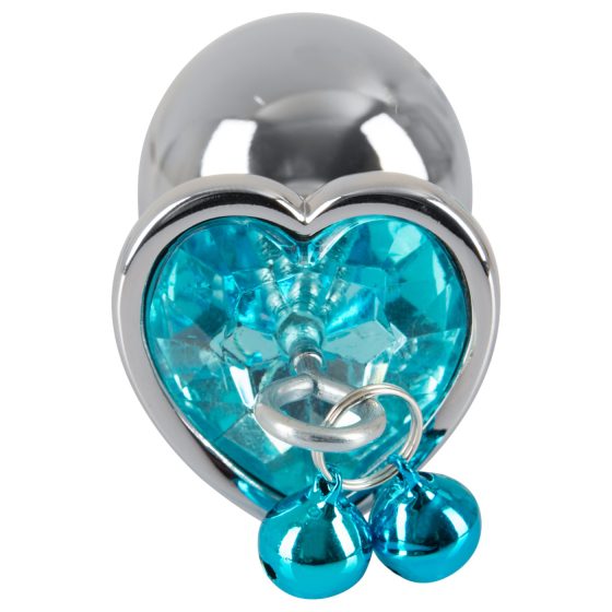 You2Toys - Butt Plug Set - anál plug szett + póráz (ezüst)