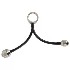 You2Toys Heavy Gear - heregyűrű anál súllyal (fekete)