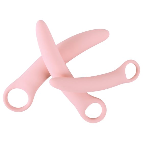 SMILE - Vaginal Trainers - dildó szett - rózsaszín (3 részes)
