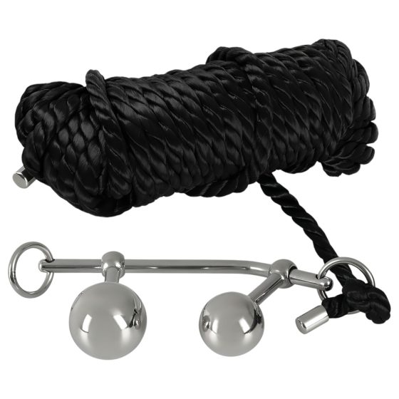 You2Toys Bondage anál plug (149g) + BDSM kötél (10m)