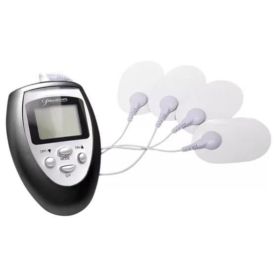 Fetish - elektro bimbó- és csiklóstimulátor (fehér)