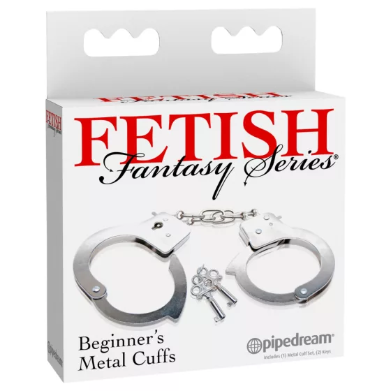 Fetish Fantasy - fém bilincs (ezüst)