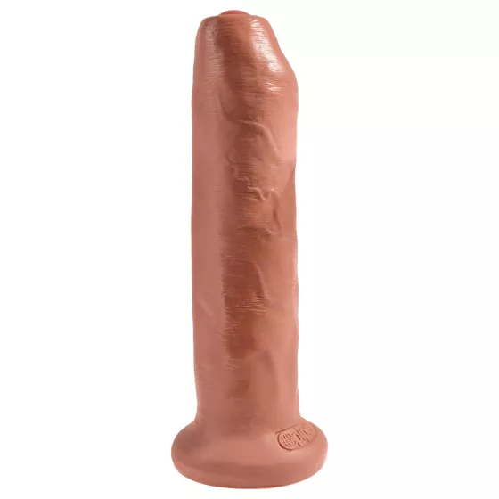 King Cock 7 - élethű dildó (18cm) - sötét natúr