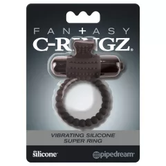   Pipedream Fantasy C-Ringz - vibrációs péniszgyűrű (fekete)