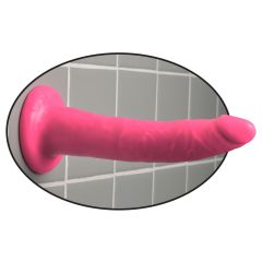 / Dillio 7 - tapadókorongos, élethű dildó (18cm) - pink
