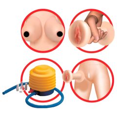 Pipedream Hannah Harper - életnagyságú guminő 3D arccal