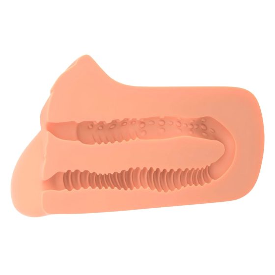 PDX Pick Your Pleasure - 2in1 élethű maszturbátor (natúr)