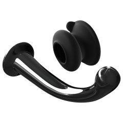 / Icicles No. 87 - G+P-pont üveg dildó (fekete)