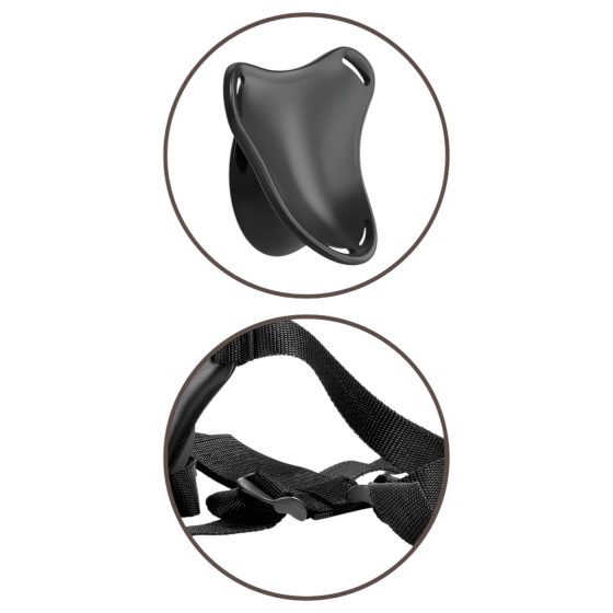 King Cock Elite Beginner's - felcsatolható alsó (fekete)