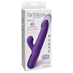  Fantasy For Her - 2in1 lökő vibrátor és csiklóizgató (lila)
