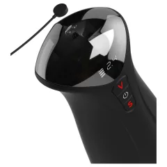   PDX Elite Fuck-O-Mat Pro XL - stimulált szívó rezgő maszturbátor (fekete)