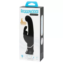   Happyrabbit G-spot - akkus, csiklókaros bólogató vibrátor (fekete)