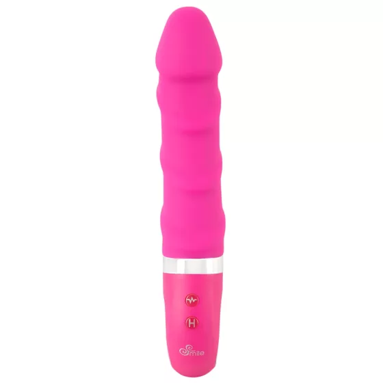 SMILE Soft - akkus, melegítő vibrátor (pink)