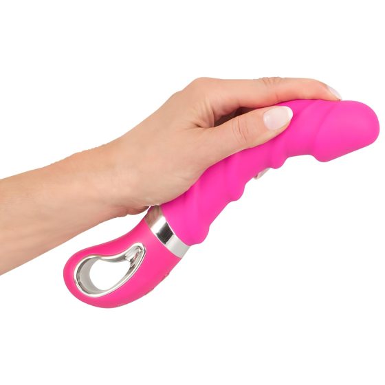 SMILE Soft - akkus, melegítő vibrátor (pink)