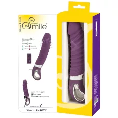 SMILE Soft - akkus, melegítő vibrátor (lila)