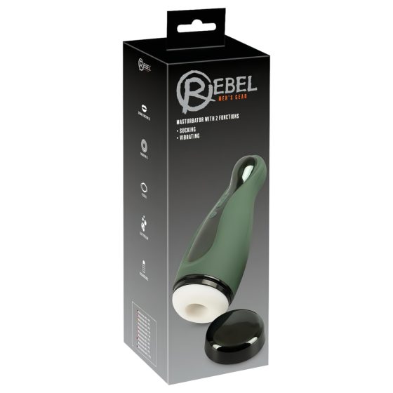 Rebel 2 Function - akkus, szívó-rezgő maszturbátor