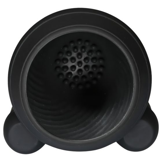 Rebel - akkus, 2 motoros makkvibrátor (fekete)