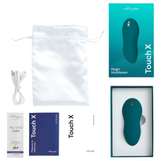 We-Vibe Touch X - akkus, vízálló csikló vibrátor (zöld)