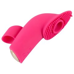 / SMILE Licking - léghullámos-nyelves ujjvibrátor (pink)