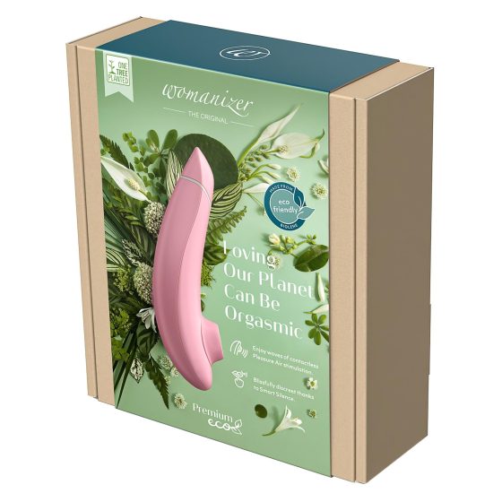 Womanizer Premium Eco - akkus léghullámos csiklóizgató (pink)