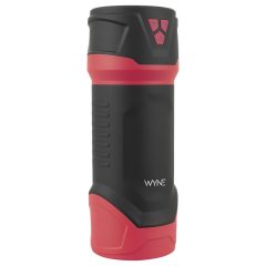WYNE 04 - akkus, rezgő-szívó maszturbátor (barna)
