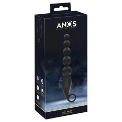 ANOS Anal Beads - gyöngyös anál vibrátor (fekete)