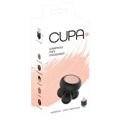   You2Toys CUPA Mini - melegítő masszírozó vibrátor (fekete)