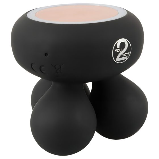 You2Toys CUPA Mini - melegítő masszírozó vibrátor (fekete)