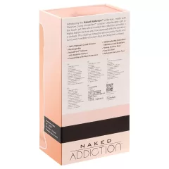   Naked Addiction Rotating 8 - forgó vibrátor (20 cm, natúr)