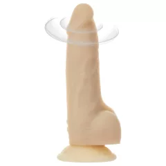   / Naked Addiction Rotating 7 - forgófejes vibrátor (18cm) - natúr