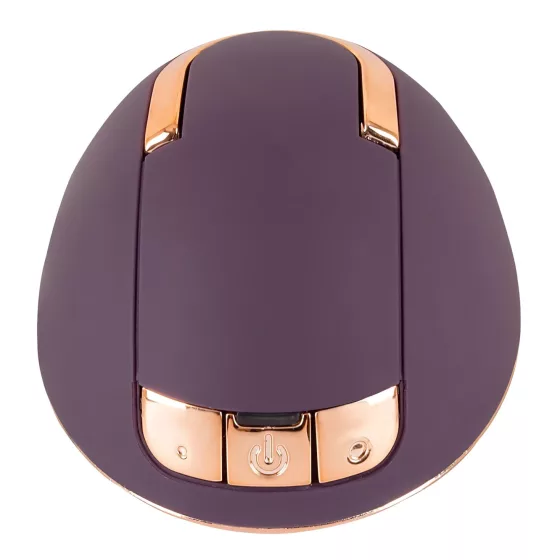 Belou - akkus, forgó, vulva masszírozó vibrátor (lila)