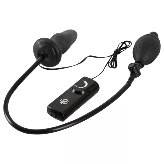 You2Toys - pumpálható anál vibrátor (fekete)