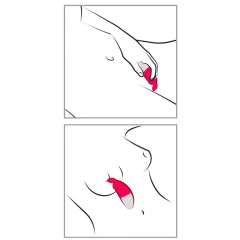   / Happyrabbit Knicker - akkus csiklóizgató vibrátor (piros)