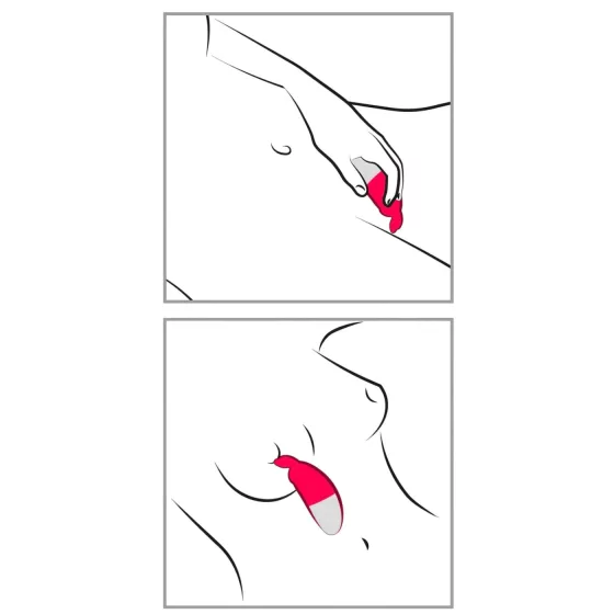 / Happyrabbit Knicker - akkus csiklóizgató vibrátor (piros)