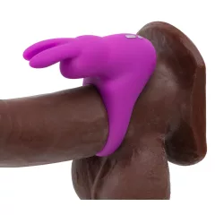   Happyrabbit Cock Kit - vibrációs péniszgyűrű tárolóval (lila)
