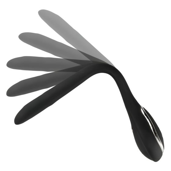 Penis Plug Dilator - akkus, vibrációs dilátor (1,1cm) - fekete