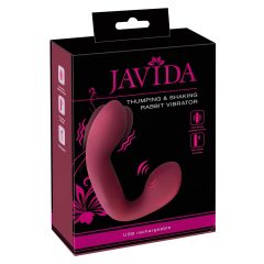   Javida Thumping - pulzáló G-pont és csikló vibrátor (piros)