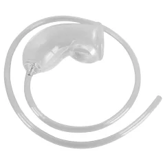   You2Toys Piss Play Sleeve - péniszfeltét kivezető csővel (átlátszó)