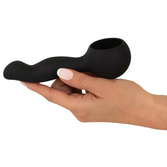 Couples Choice - akkus, melegítő wand masszírozó vibrátor (fekete)