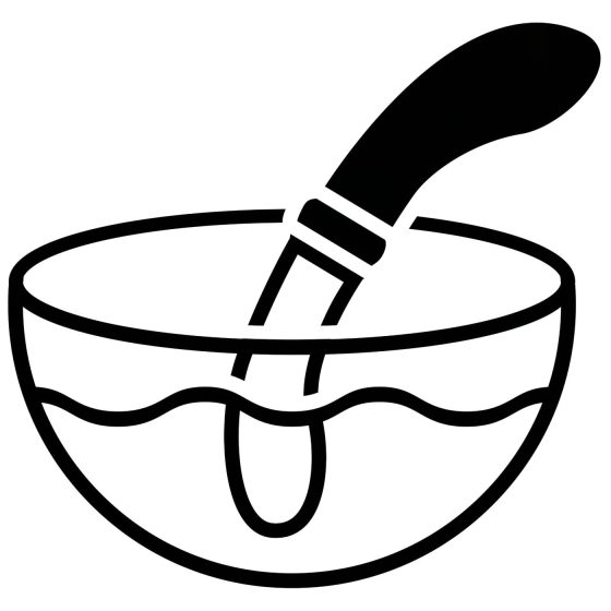 You2toys Liaison - szilikon-üveg LED vibrátor (átlátszó-fehér)