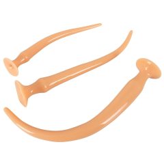   You2Toys - extra hosszú plug dildó szett (3 részes) - natúr