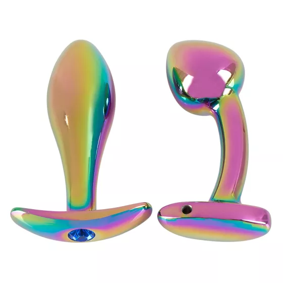 / ANOS Metal Rainbow - fém anál plug szett (2 részes)