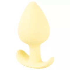 Cuties Mini Butt Plug - szilikon anál plug (sárga, 3,1 cm)