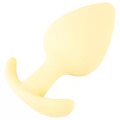 Cuties Mini Butt Plug - szilikon anál plug (sárga, 3,1 cm)