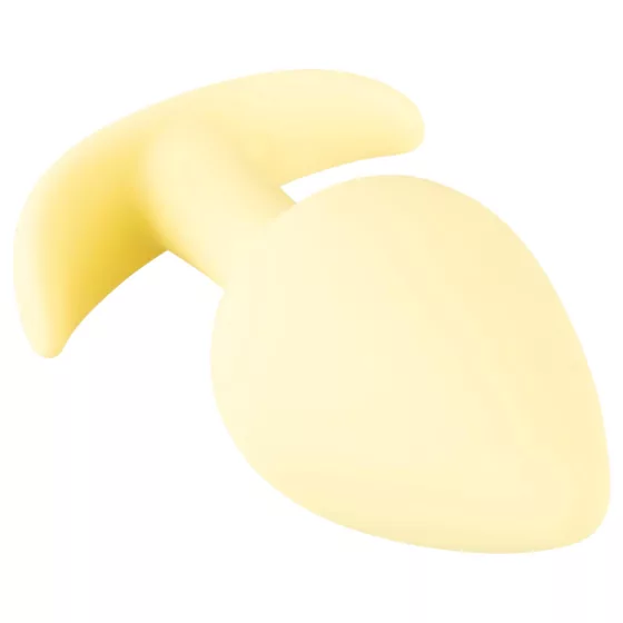 Cuties Mini Butt Plug - szilikon anál plug (sárga)