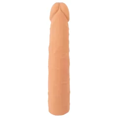   Nature Skin - hosszabbító, vastagító péniszköpeny (24cm)