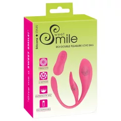 / SMILE - hordható akkus, rádiós vibrotojás (pink)