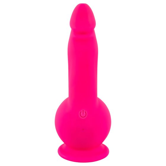 SMILE Powerful - akkus, 2 motoros tapadókorongos vibrátor (pink)