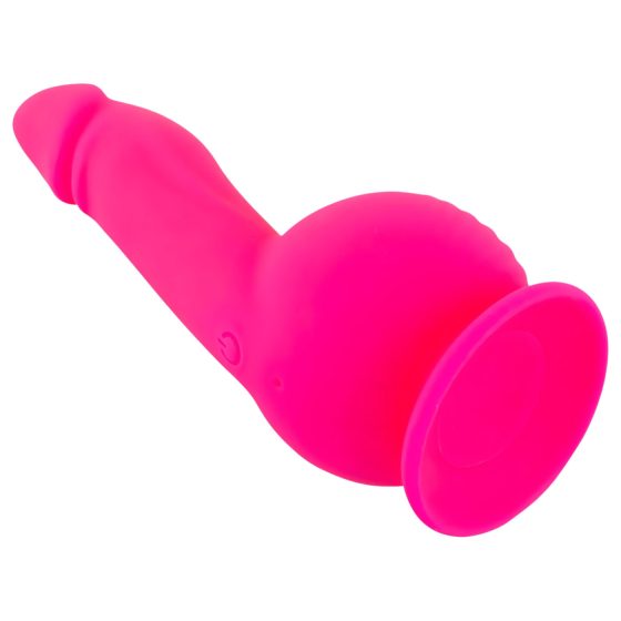 SMILE Powerful - akkus, 2 motoros tapadókorongos vibrátor (pink)